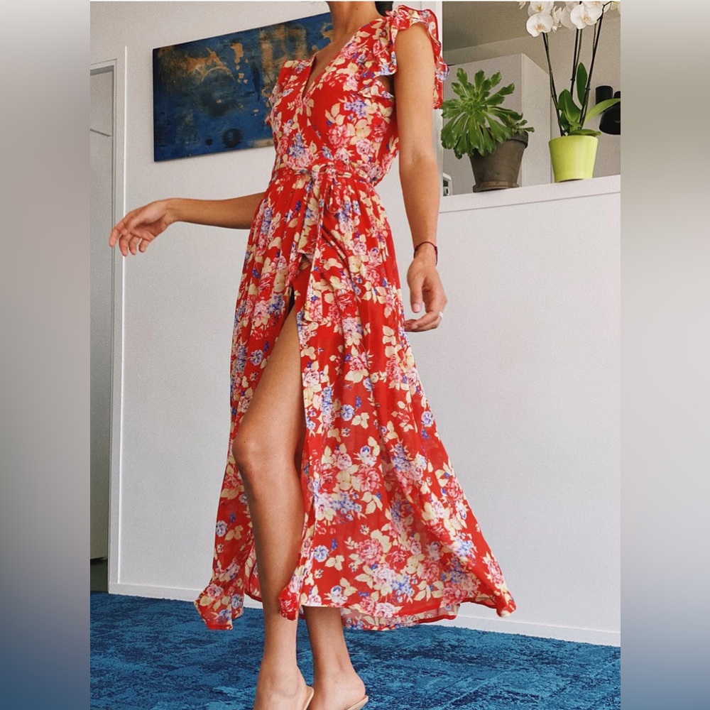 Berthie Cherry dress (L)